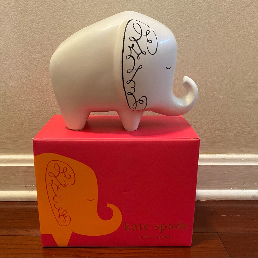 Kate Spade Woodland Park Elephant Bank NWT